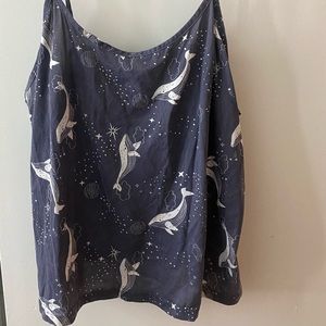 Grey Whale Crop Top